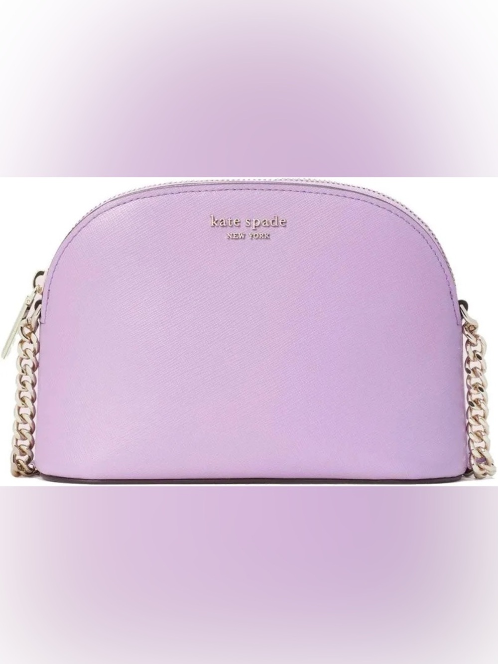 Kate Spade Spencer Small Dome Crossbody Bag In Iris Bloom Lavender
